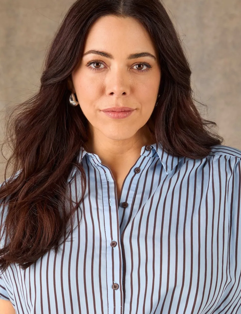 Modal Rich Striped Collared Shirt