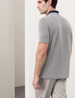 Modal Rich Tipped Soft Polo Shirt