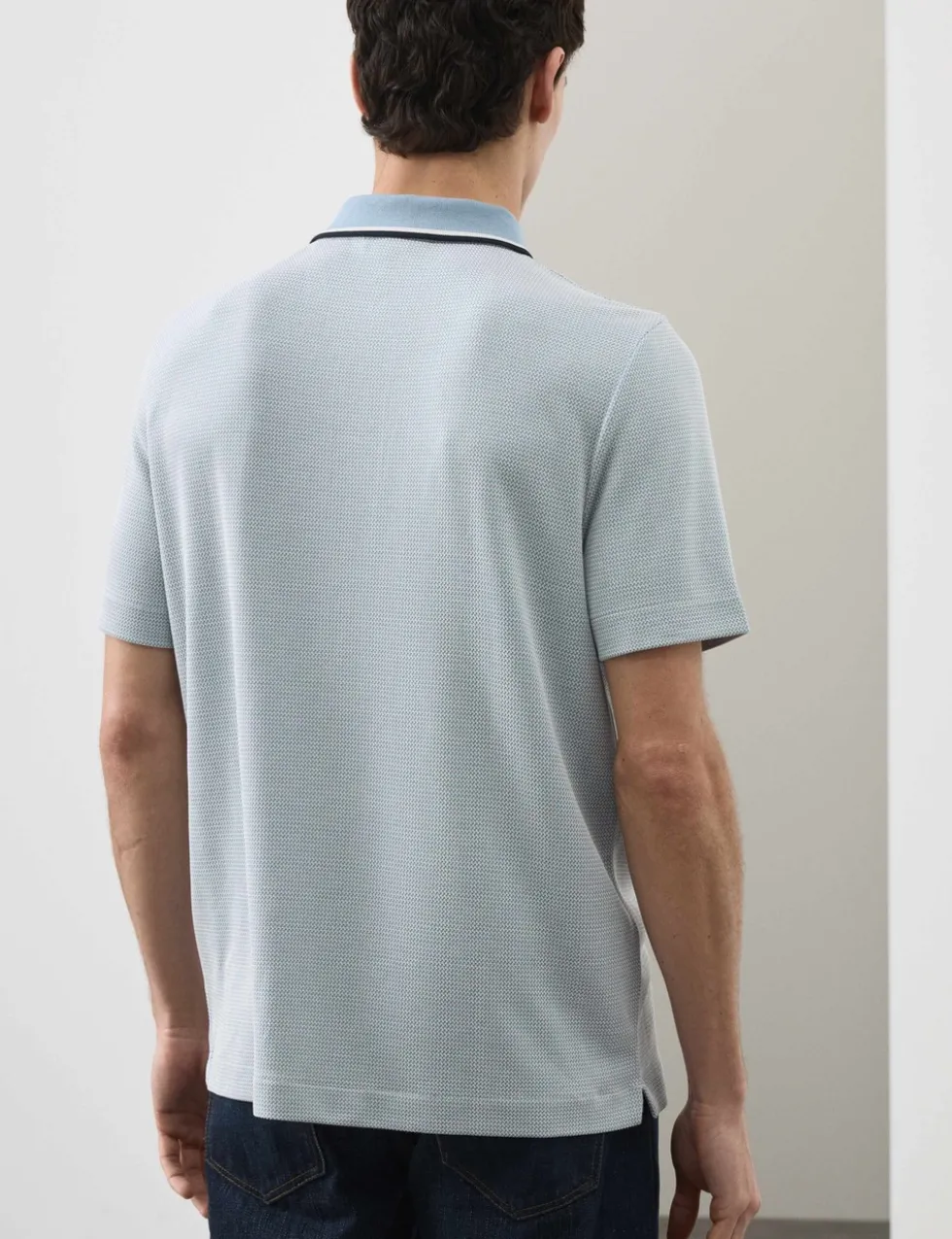 Modal Rich Tipped Soft Polo Shirt