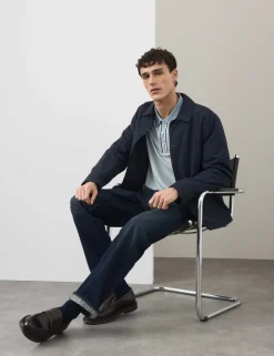 Modal Rich Tipped Soft Polo Shirt