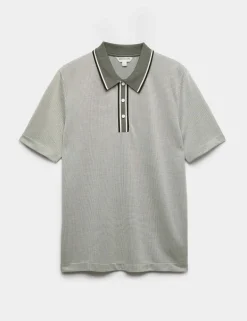 Modal Rich Tipped Soft Polo Shirt