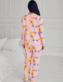 Modal Rich Toucan Print Pyjama Set