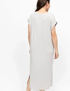 Modal Rich V-Neck Long Nightdress