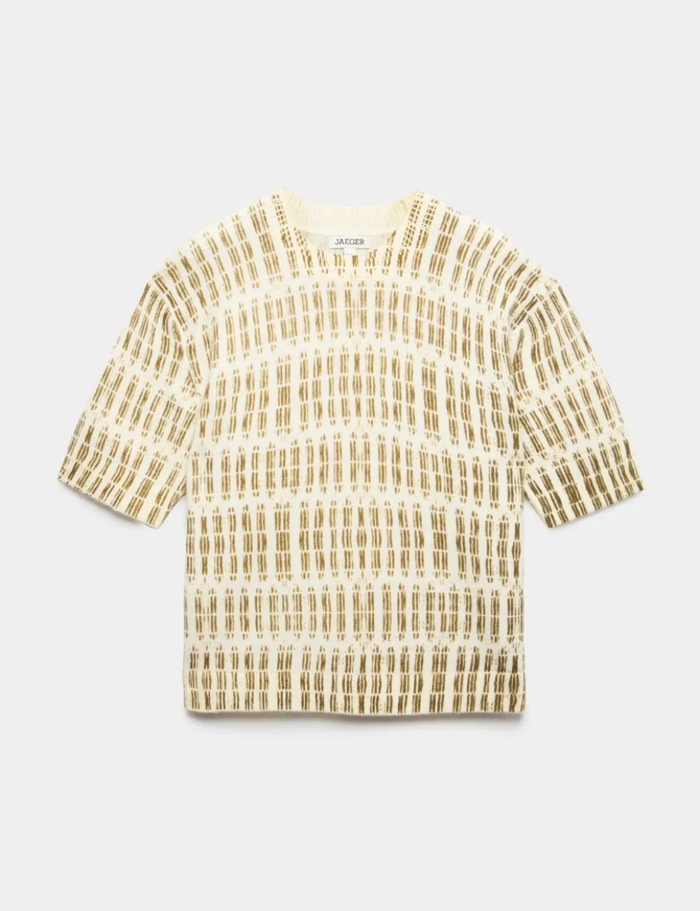 Mohair Blend Patterned Jumper