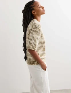Mohair Blend Patterned Jumper