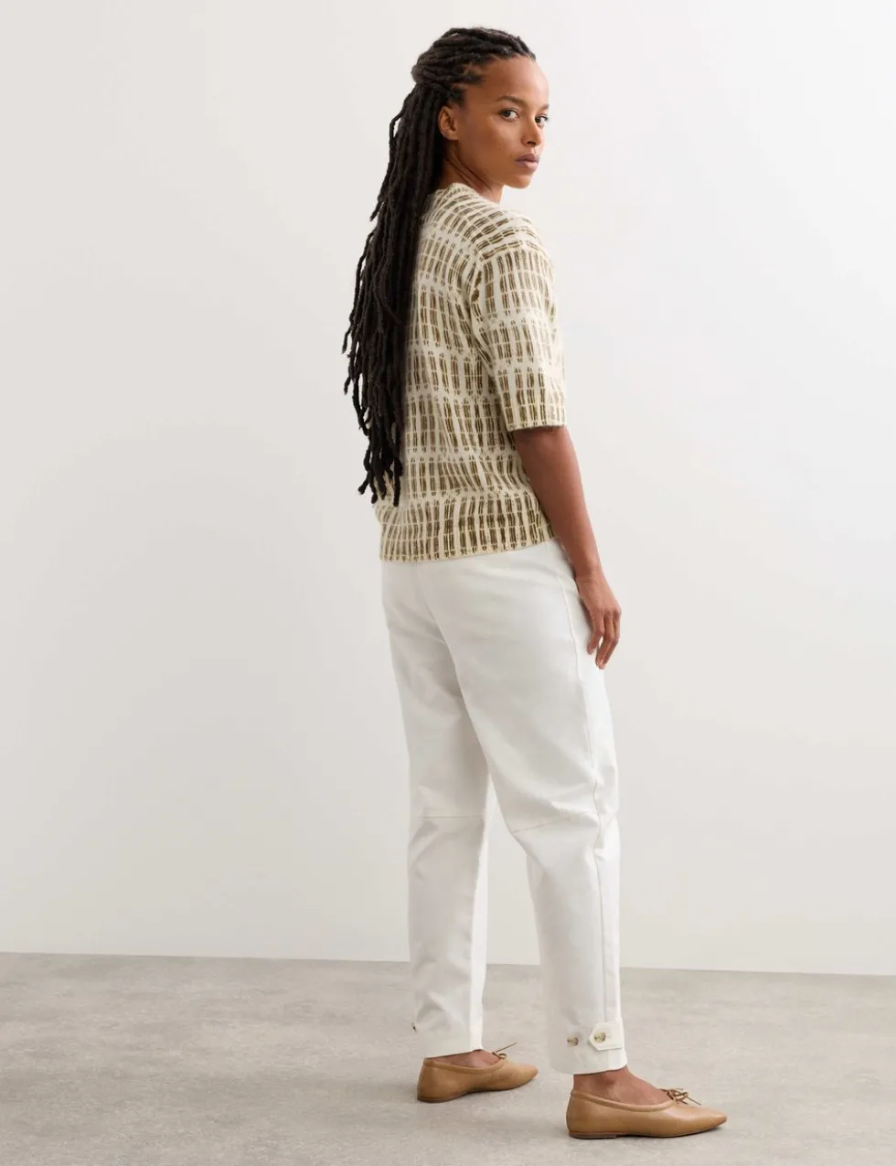 Mohair Blend Patterned Jumper