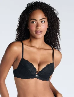 Mollie Lace Wired Plunge Bra (B-G)