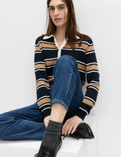Mom High Waisted Ankle Grazer Jeans