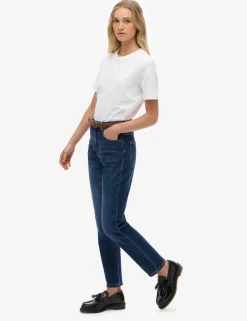 Mom High Waisted Slim Fit Jeans