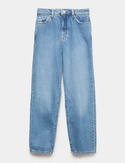 Mom Lyocell Blend Denim Slim Jeans