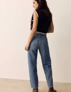 Mom Lyocell Blend Denim Slim Jeans