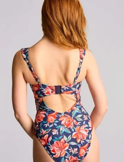 Monica Balcony Padded Tummy Control Wired Swimsuit (D-J)