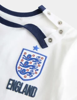 M&S X England Football Top & Shorts (0-3 Yrs)