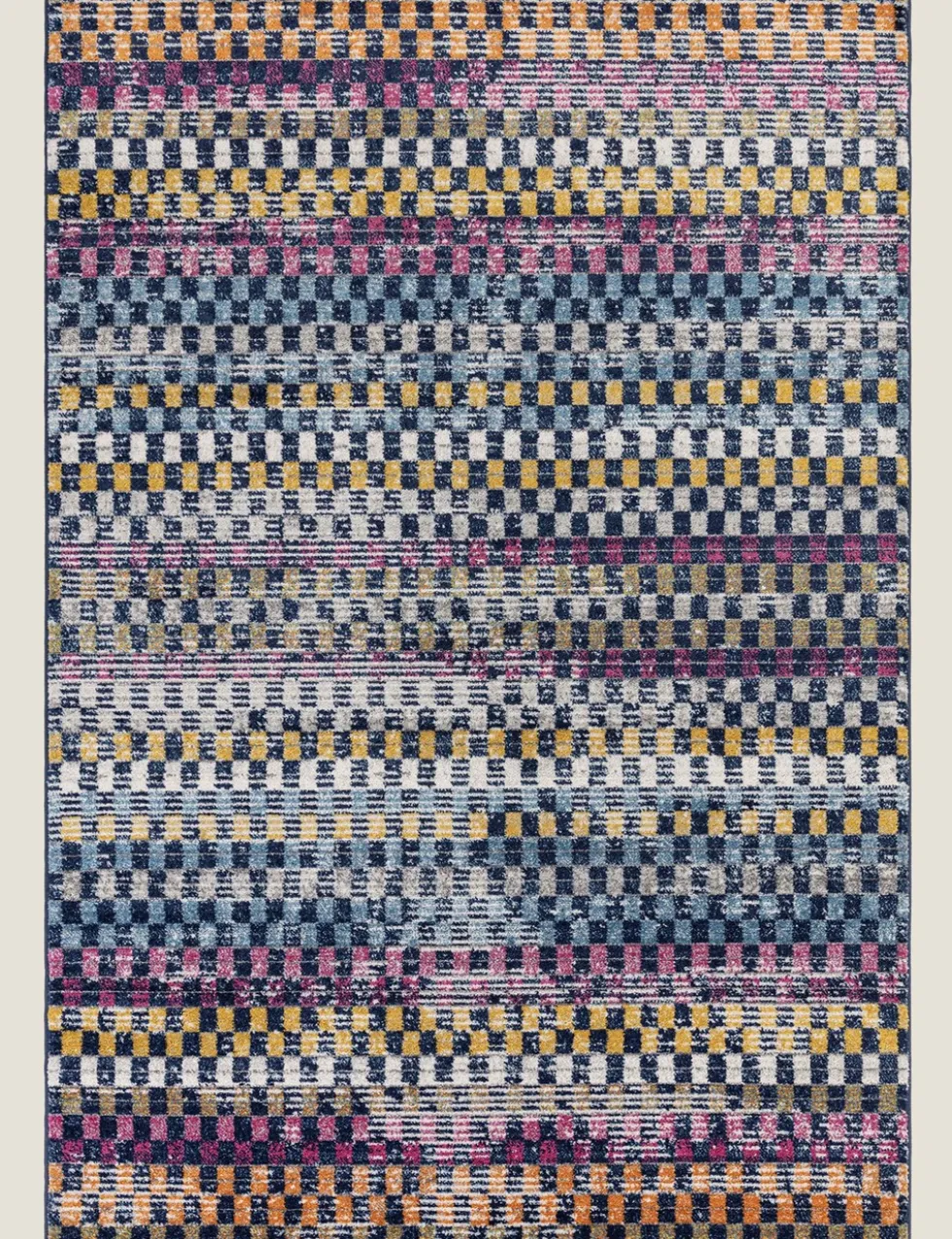 Muse Check Bright Woven Rug