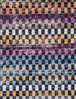 Muse Check Bright Woven Rug