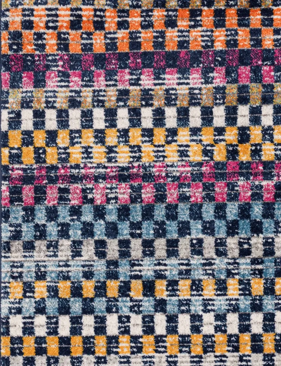 Muse Check Bright Woven Rug