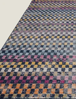 Muse Check Bright Woven Rug