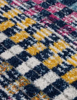 Muse Check Bright Woven Rug