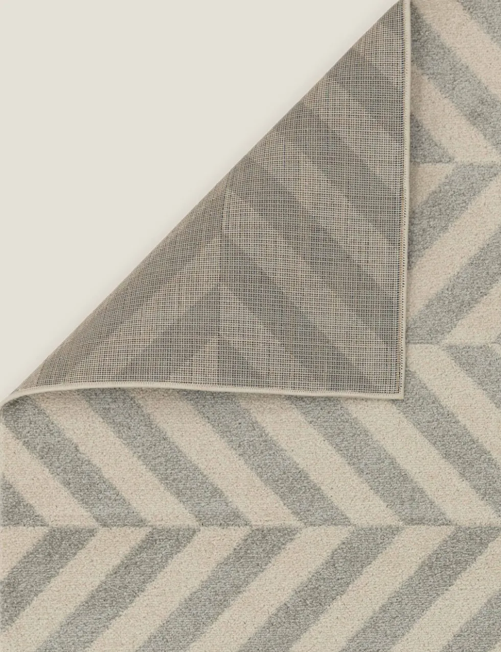 Muse Chevron Grey Rug