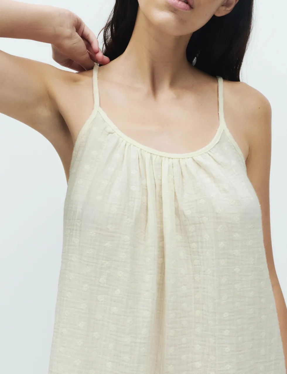 Muslin Broderie Short Chemise