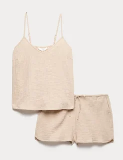 Muslin Cami Shortie Pyjama Set