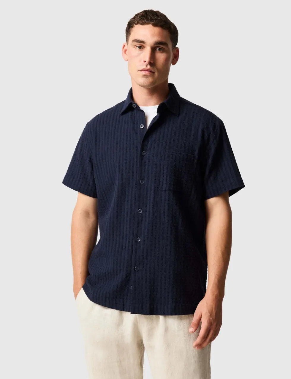 Mystery Creek Relaxed Fit Cotton Rich Shirt