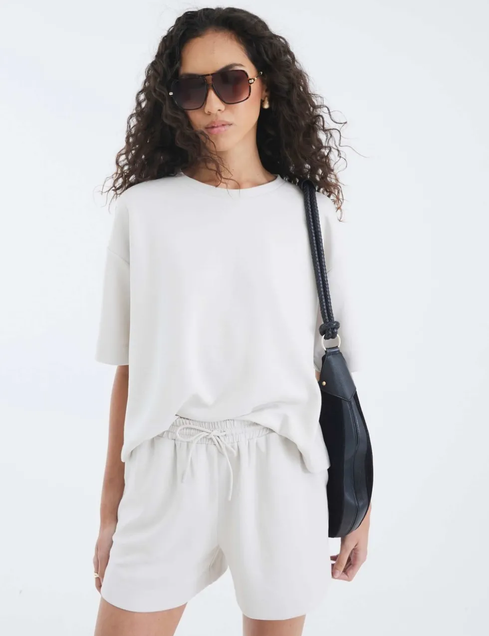 Neoprene Boxy T-Shirt