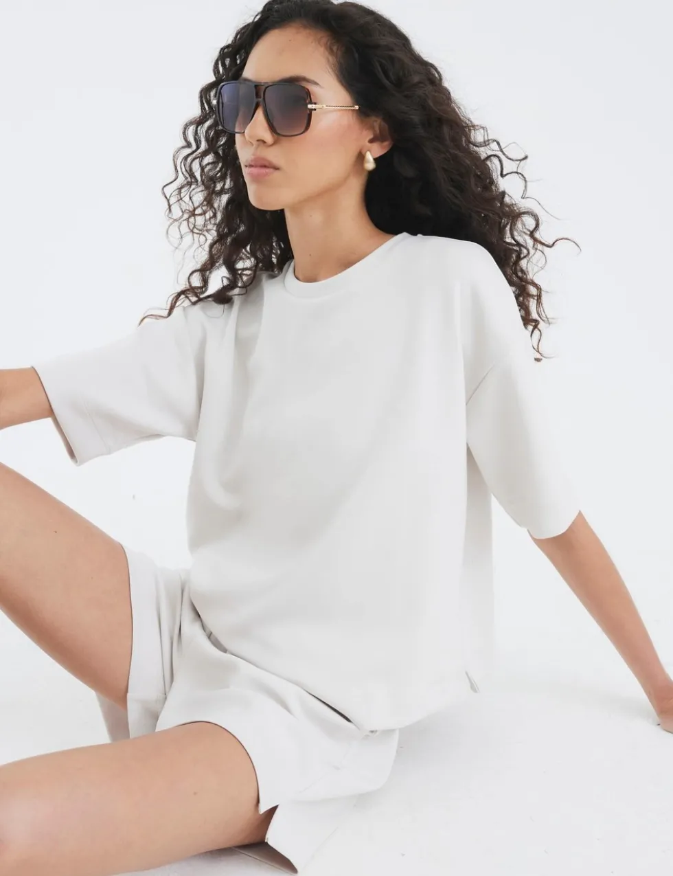 Neoprene Boxy T-Shirt