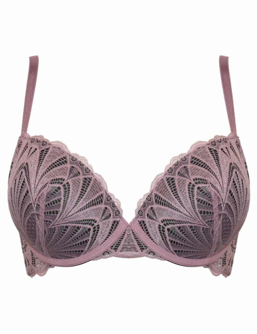 New Romance Lace Wired Push-Up Bra (A-DD)