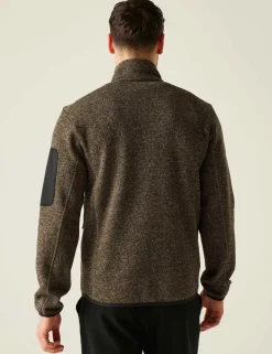 Newhill Textured Funnel Neck Zip Up Fleece