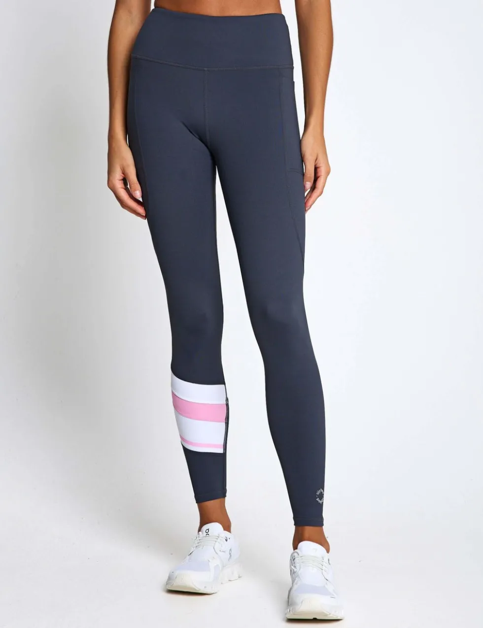 No Limit Striped High Waisted Leggings