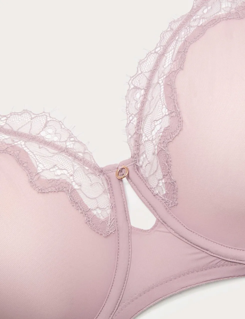 Nolana Lace Wired Balcony Bra (F-H)