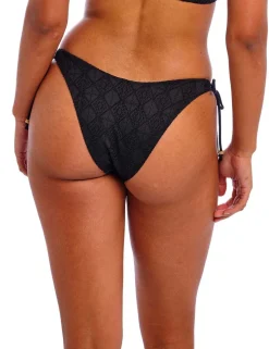 Nomad Nights Textured High Leg Bikini Bottoms