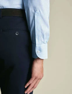 Non Iron Performance Twill Check Shirt