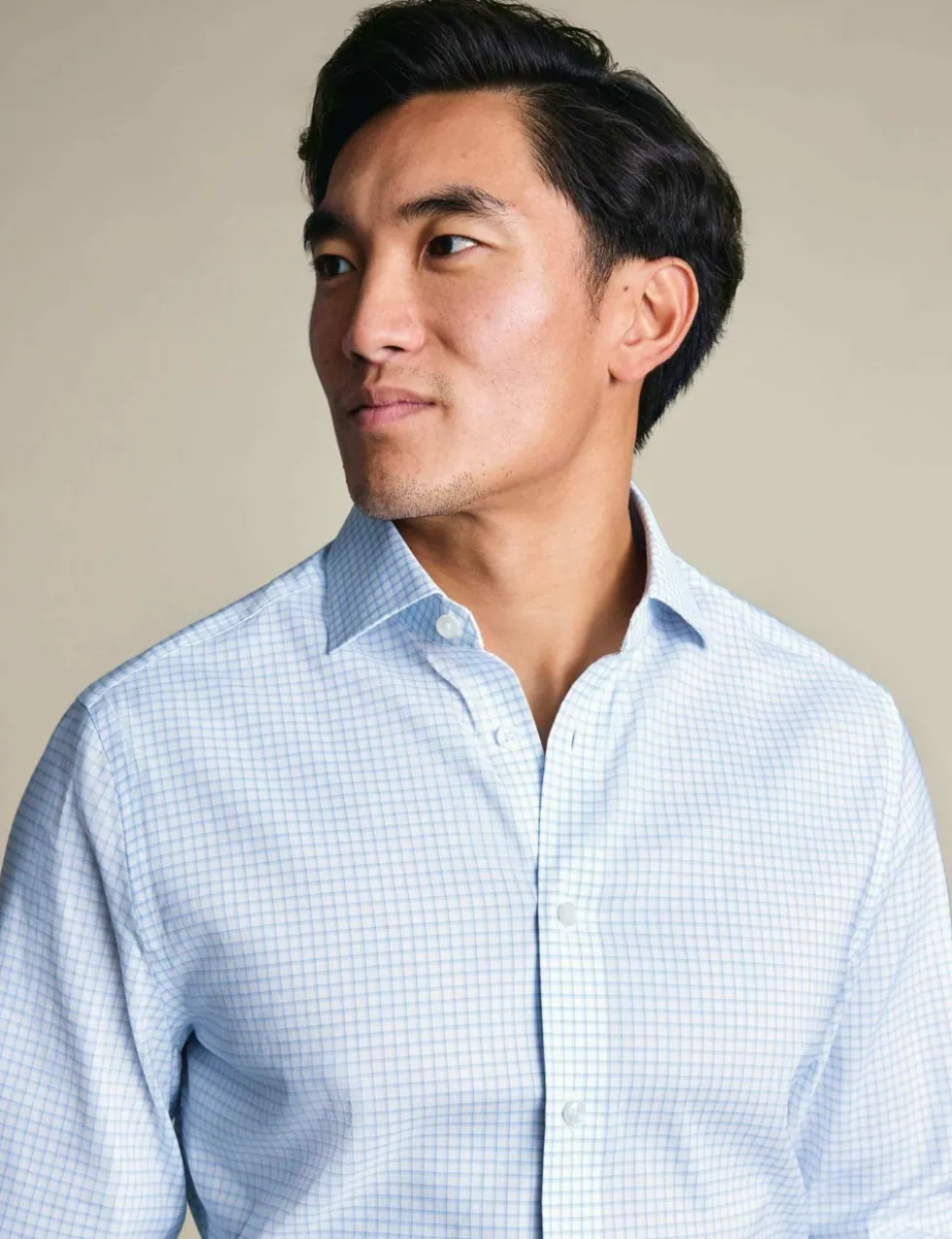 Non Iron Performance Twill Check Shirt