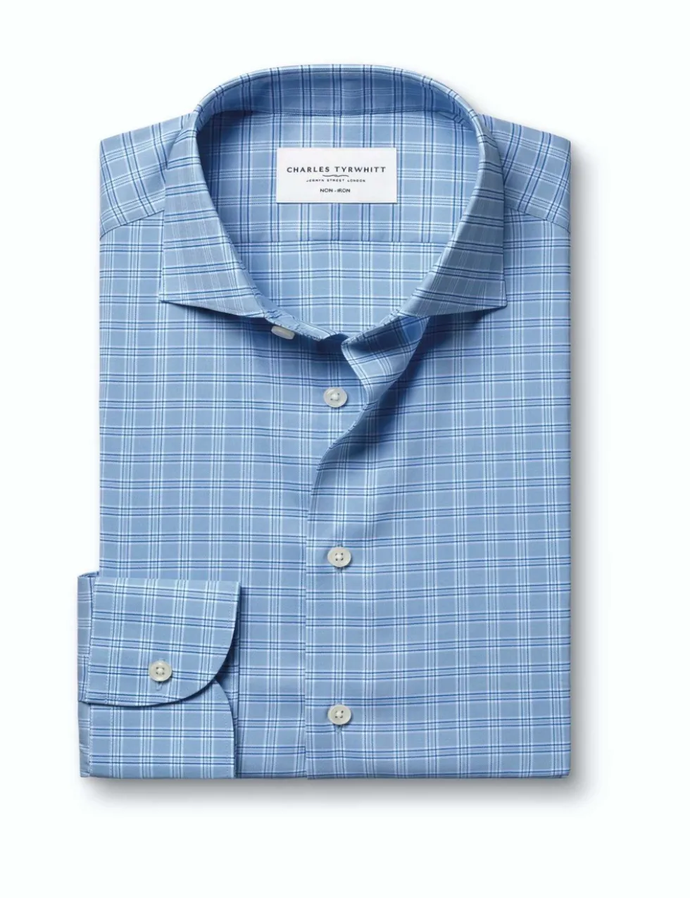 Non Iron Performance Twill Check Shirt