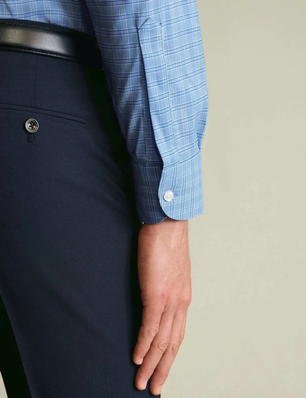 Non Iron Performance Twill Check Shirt