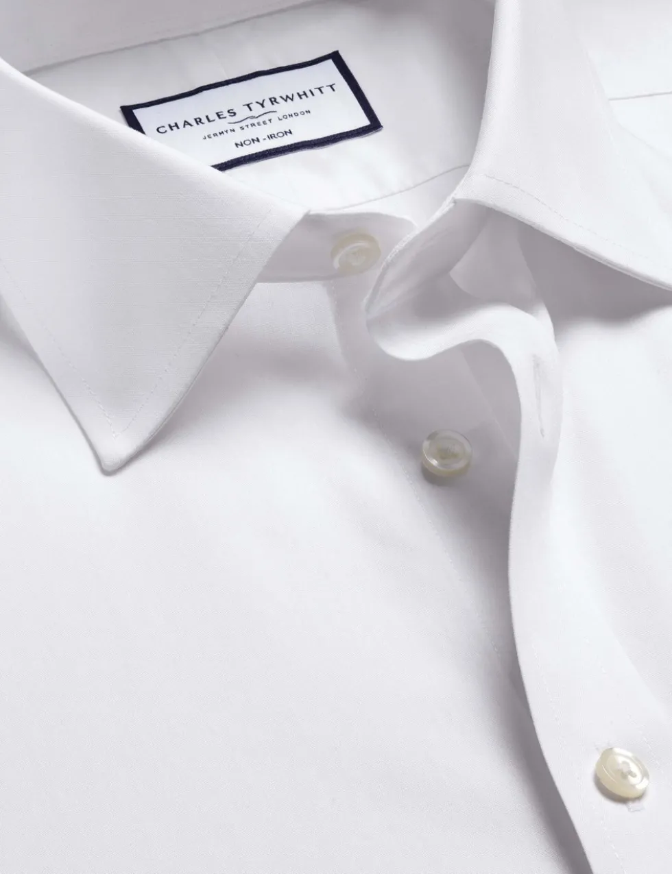 Non Iron Pure Cotton Poplin Shirt