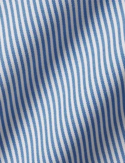 Non Iron Pure Cotton Striped Oxford Shirt