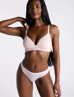 Non-Wired Microfibre Plunge Bra (B-DD)