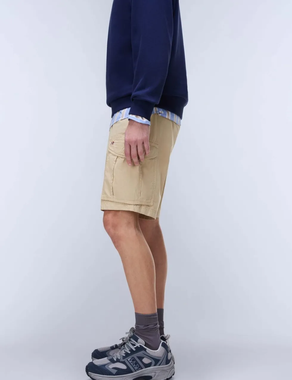 Noto Pure Cotton Cargo Shorts