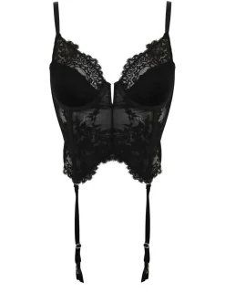 Nova Eyelash Lace Wired Cropped Basque
