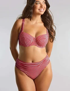 Olivia Gingham Wired Bikini Top D-K