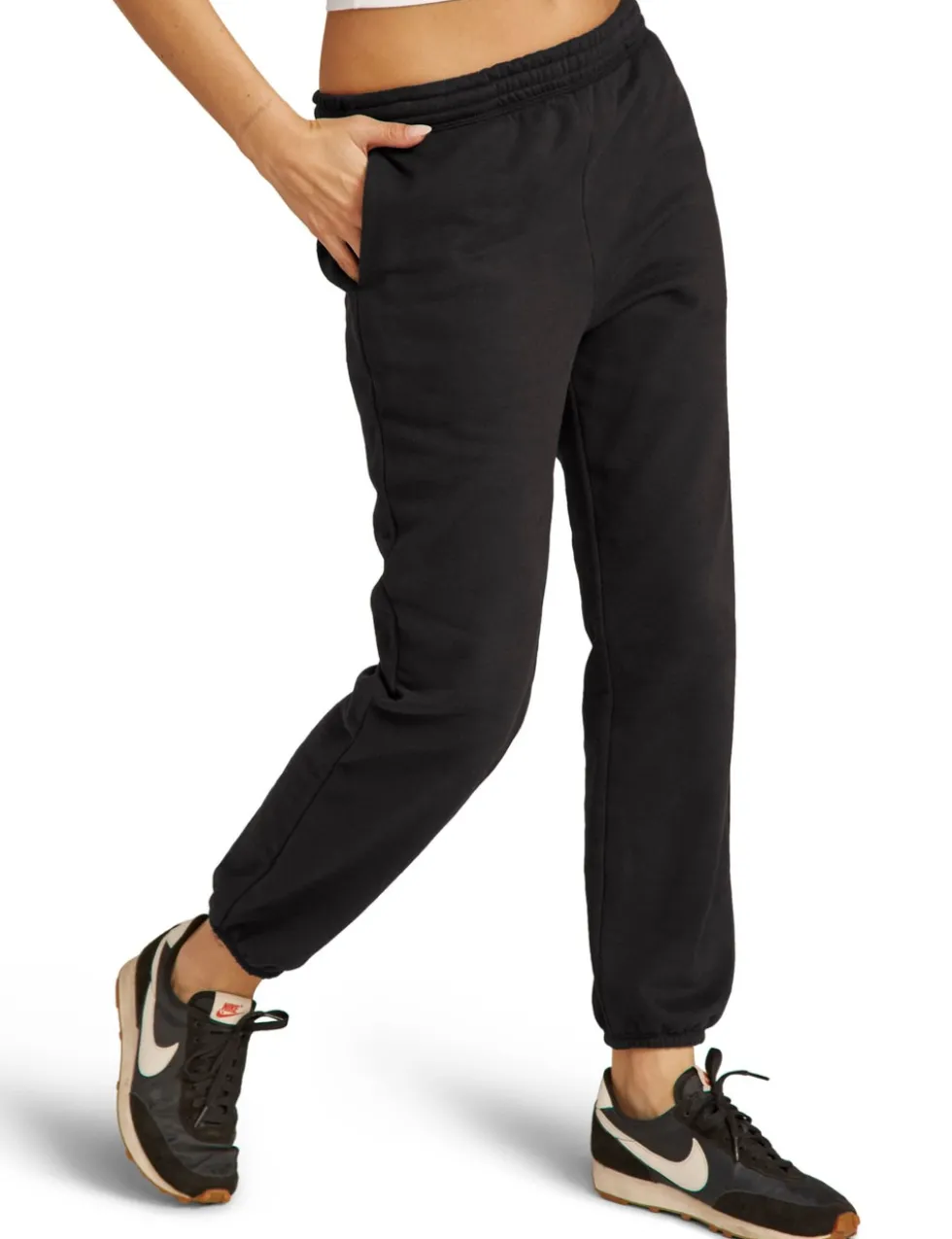 On The Go Cotton Rich Ankle Grazer Joggers