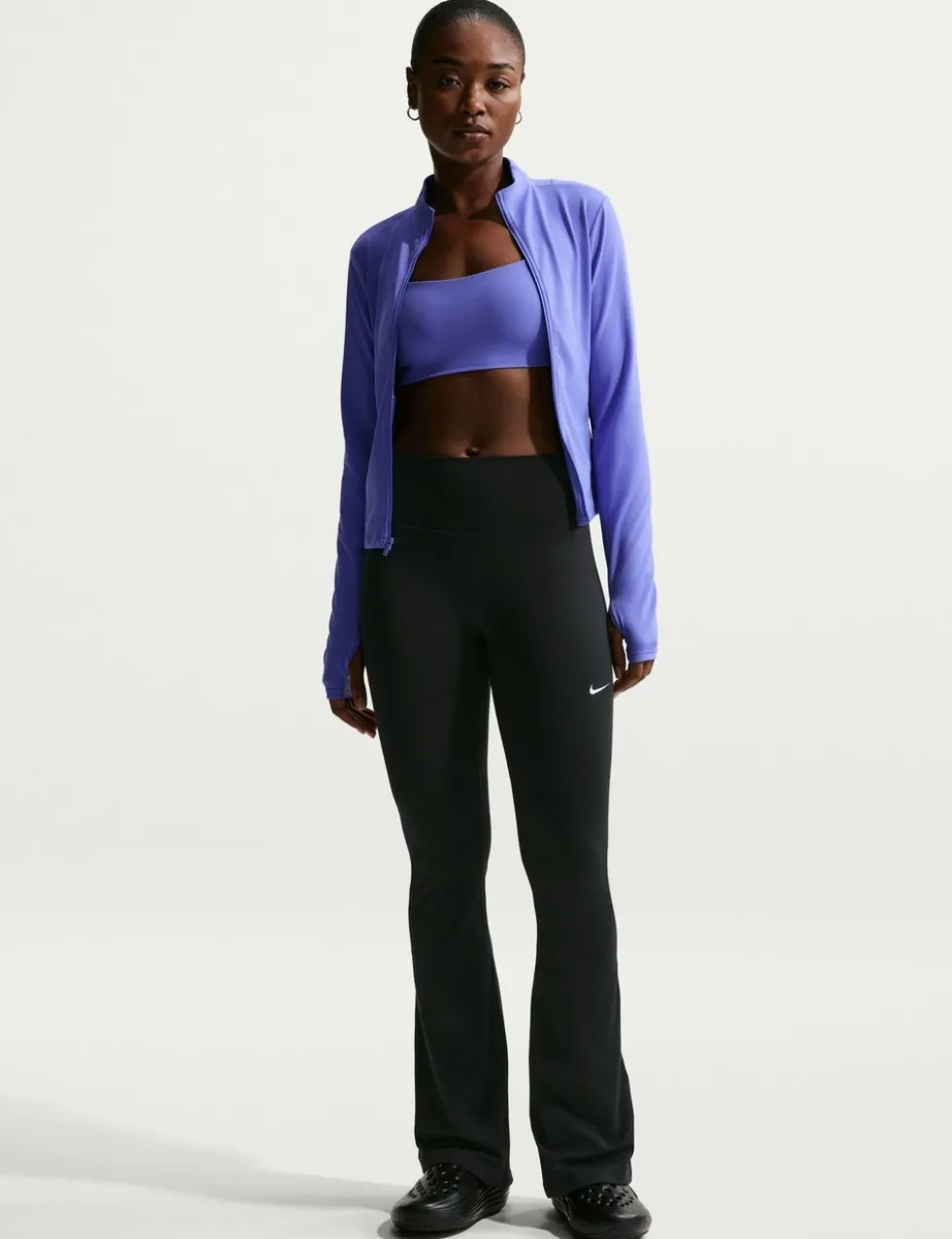 One High-Waisted Flared Leggings