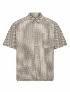 Onsdave Relaxed Fit Pure Cotton Checked Shirt