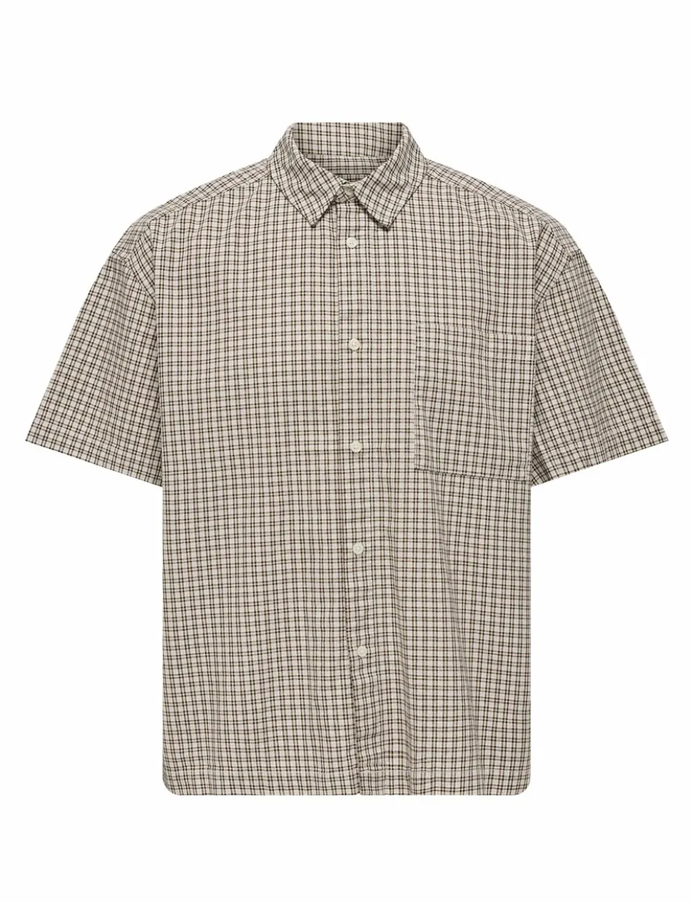 Onsdave Relaxed Fit Pure Cotton Checked Shirt