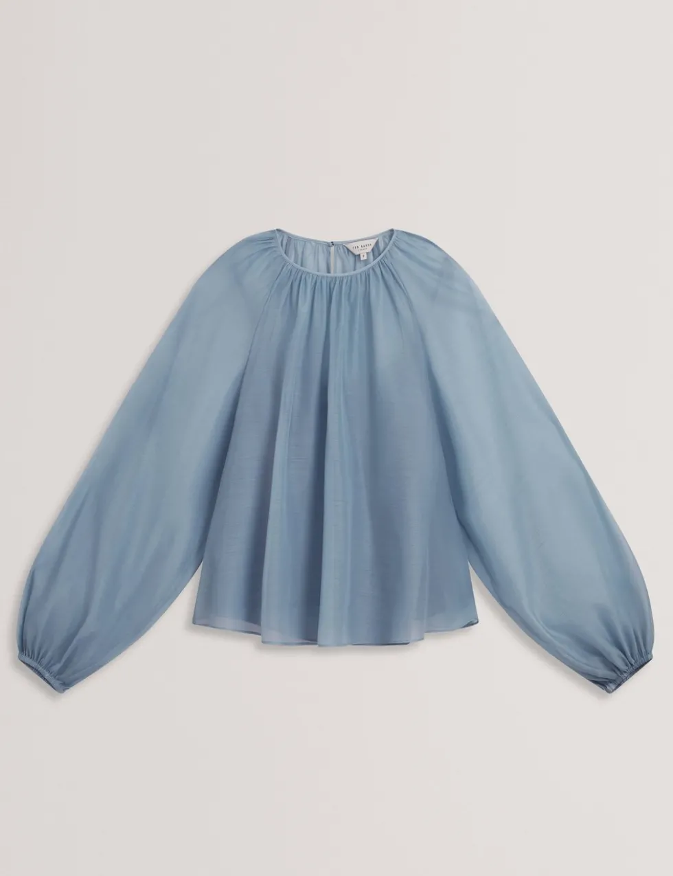 Organza Puff Sleeve Blouse