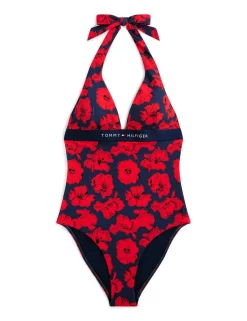Original Floral Halterneck Swimsuit