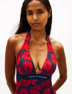 Original Floral Halterneck Swimsuit